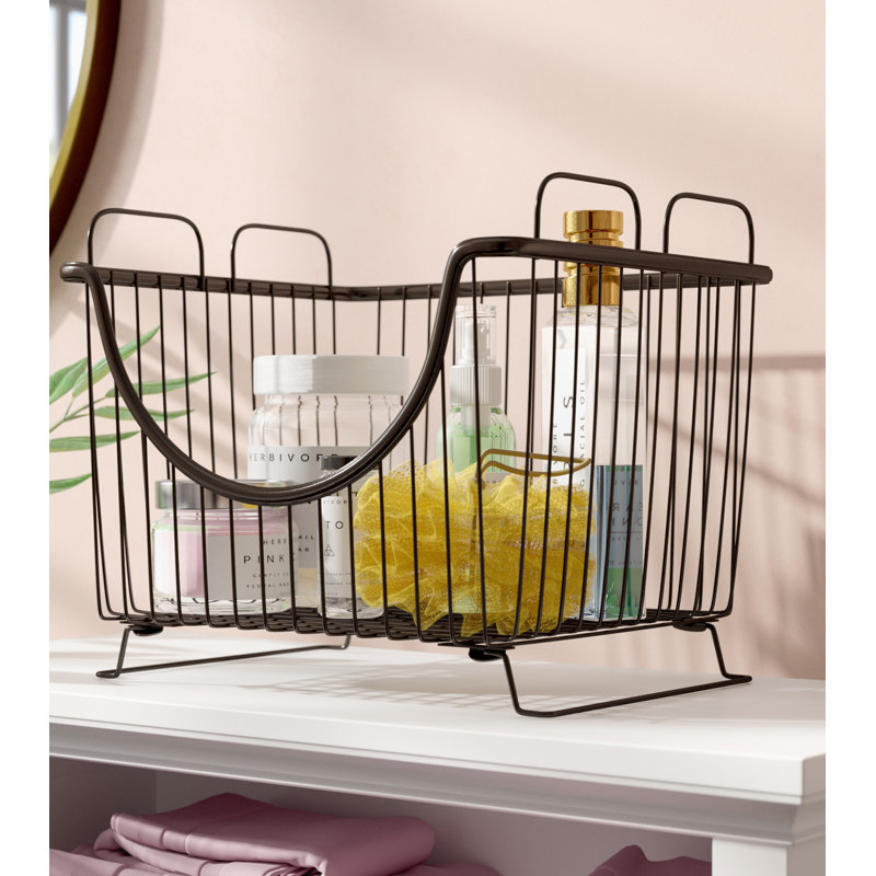 Rebrilliant Stackable Pantry Metal Basket & Reviews Wayfair